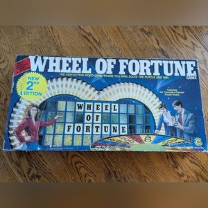Vintage Wheel of Fortune Game, 2nd Edition Action Board Game